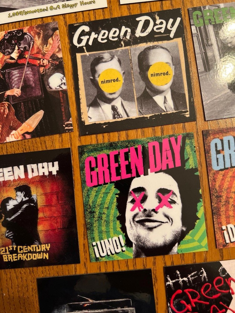 Green Day fridge magnets