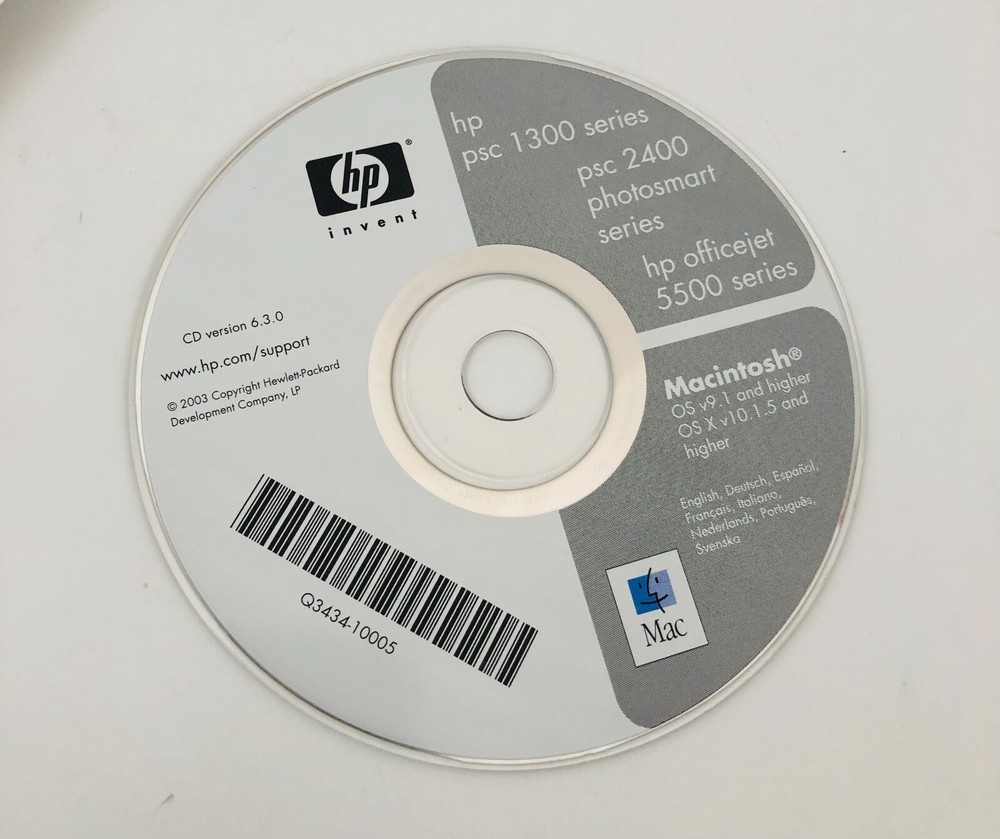 HP PSC 2400 Photosmart Series Print Reference Guide Book & CD