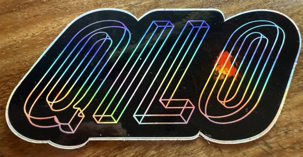 QILO “Holo Logo” Sticker