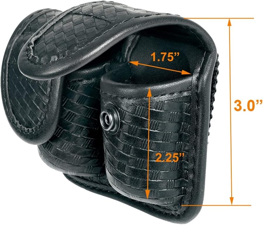 TAFTACFR Double Speed Loader Pouch Tactical Speedloader Basketweave