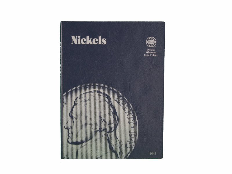 Nickel Coin Folder Plain No dates, by Whitman