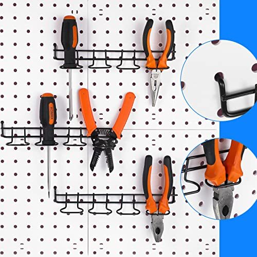 4 Pack Pegboard Screwdriver Holders Pegboard Utility Tool Pliers Hooks