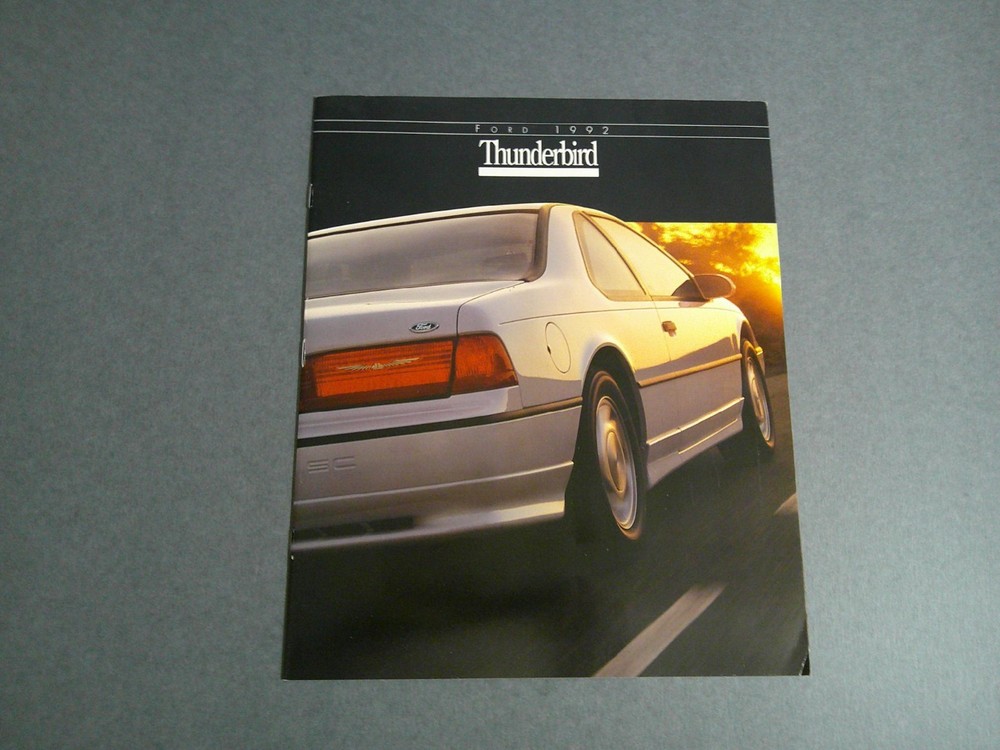 1992 Ford Thunderbird Sales Catalog