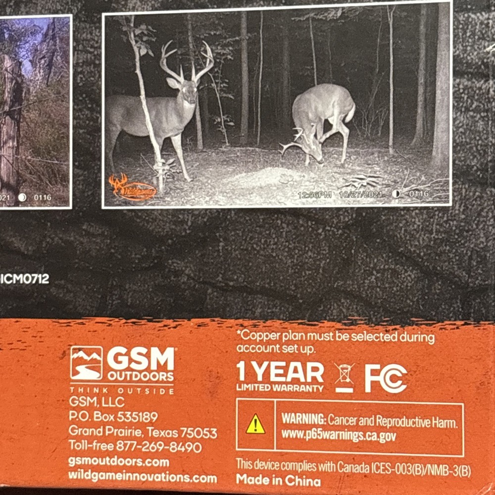 Wildgame Innovations Encounter Cellular Game Camera Automatically Sends