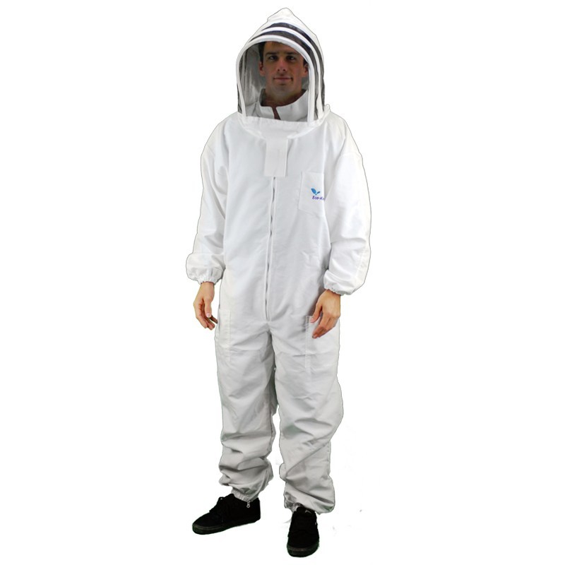 Eco-Keeper Premium beekeeping Suit With bee veil - (Bee Suit)- Medium