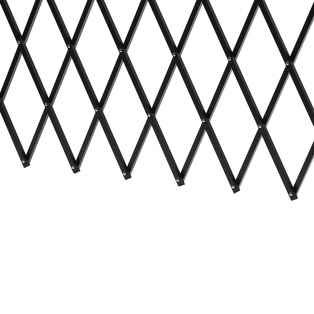 Expandable Folding Security Gate - Wall Mounted, 48" x 71" for Versatile Use