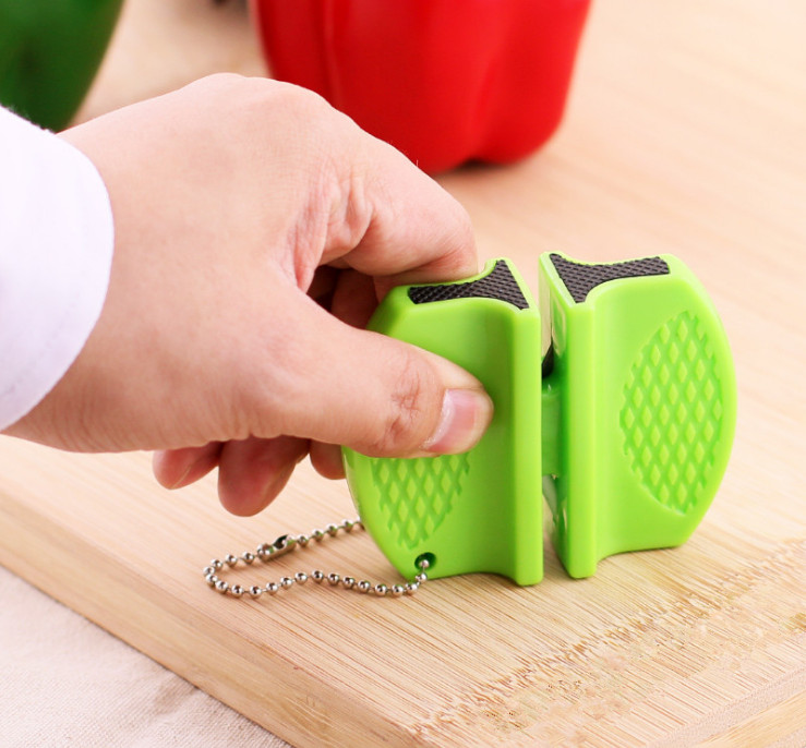 Mini Knife Sharpener Pocket Camping Tapered Knife Sharpening Stone Kitchen Tool