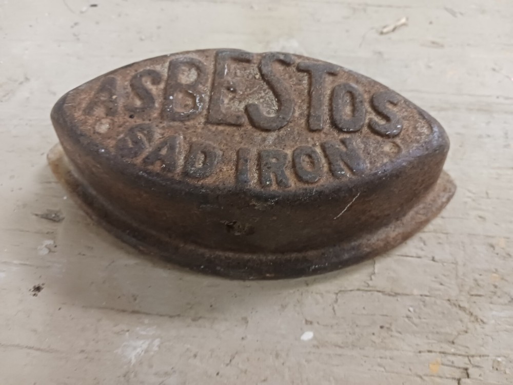 Asbestos Sad Iron Cast Iron Antique Clothes Iron