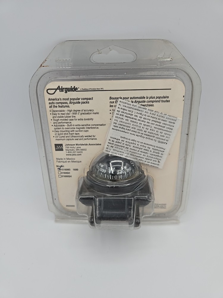 Airguide Auto Compass The R-2 Low Profile No 1699 Brand New
