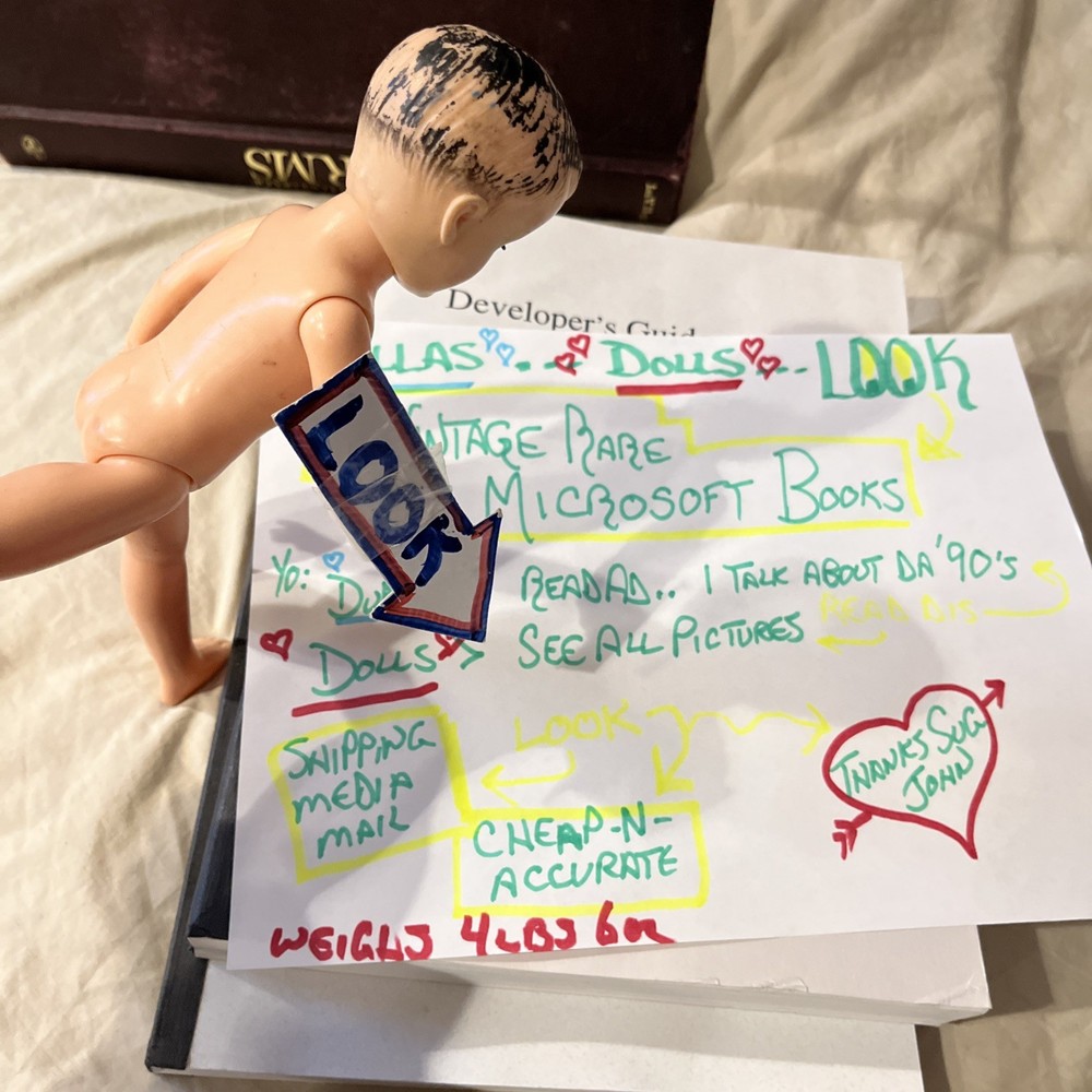 Microsoft FoxPro Version 3.0 1995 VTG Computer Manual Book Guide + Visual 4.0