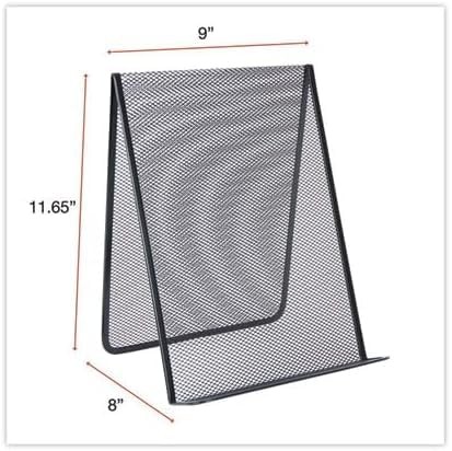 PLEXON METAL MESH DOCUMENT HOLDER FREE STANDING 35 SHEET CAPACITY BLACK