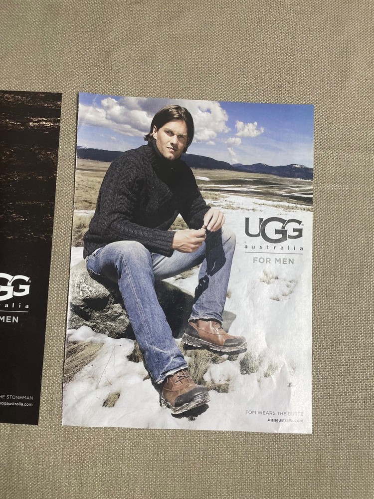 UGG Tom Brady magazine advertisement 8 Ads from 2012 Advertisements