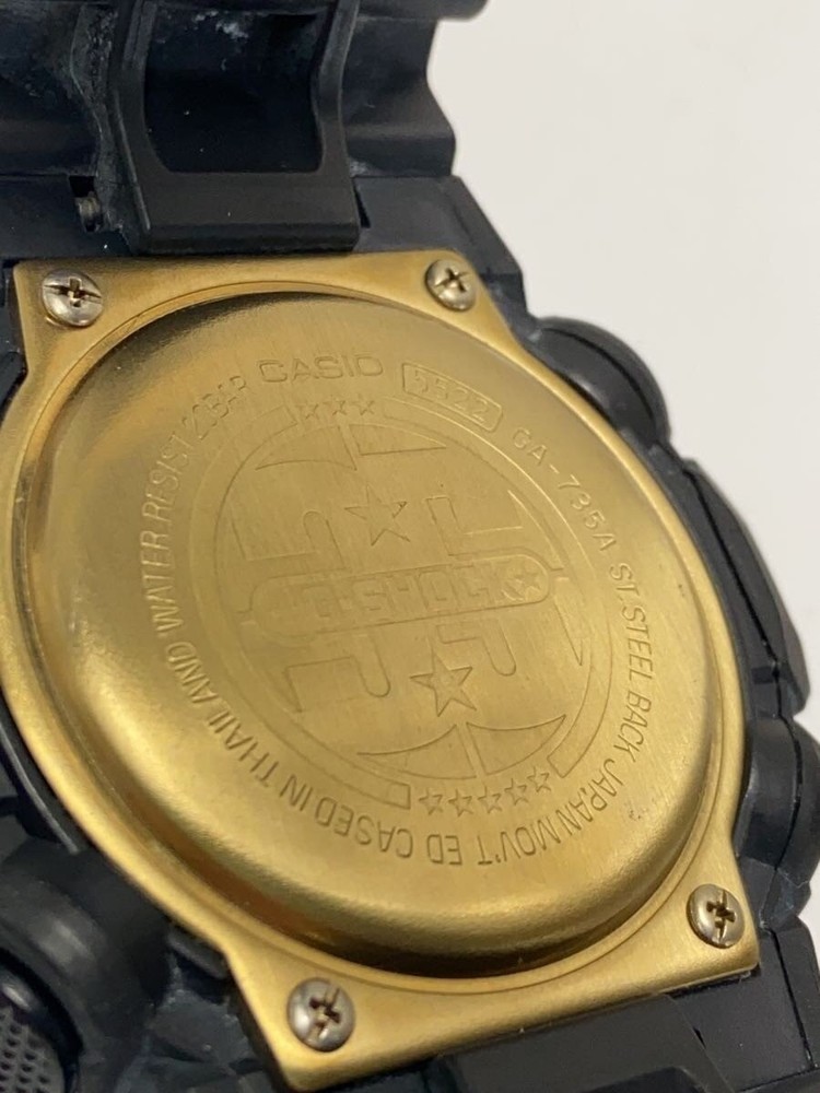 CASIO Quartz Watch G SHOCK Digital Analog Rubber BLK BLK