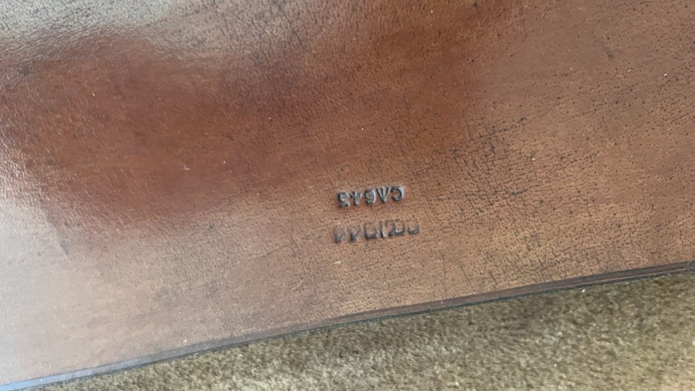 Beautiful 1940s German Leather Mailbag