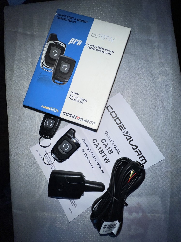 code alarm remote start upgrade to 2way kit