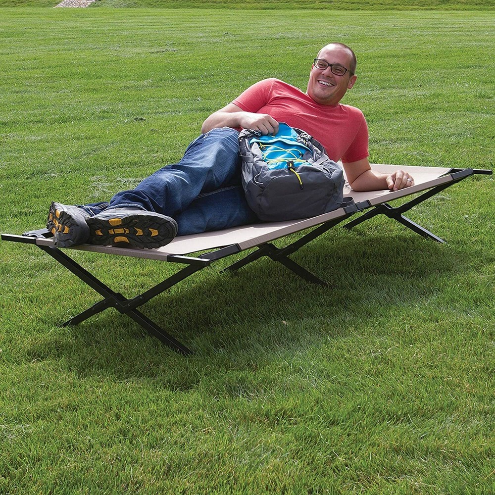 Camping Cot Elevated Tent Bed Portable Camp Accessories Comfortable Trundle Bunk