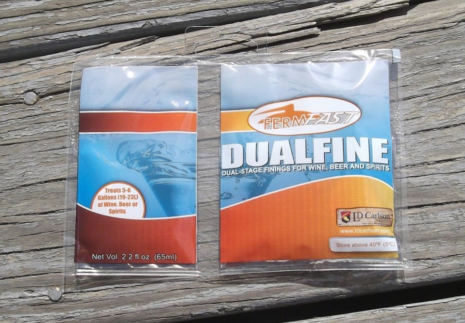 DUALFINE 2-STAGE FINING CHITOSAN+KIESELSOL FORMERLY LIQUOR QUIK SUPER KLEER K.C.