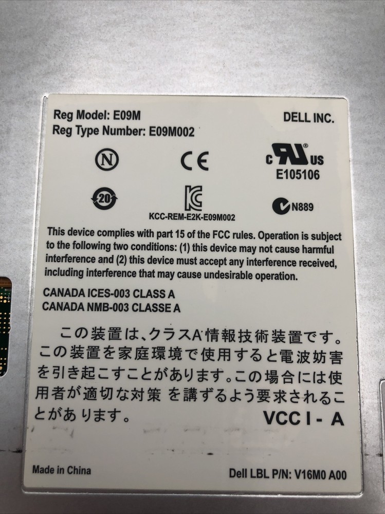 Dell EqualLogic Type 14 Controller Module E09M E09M002 READ A