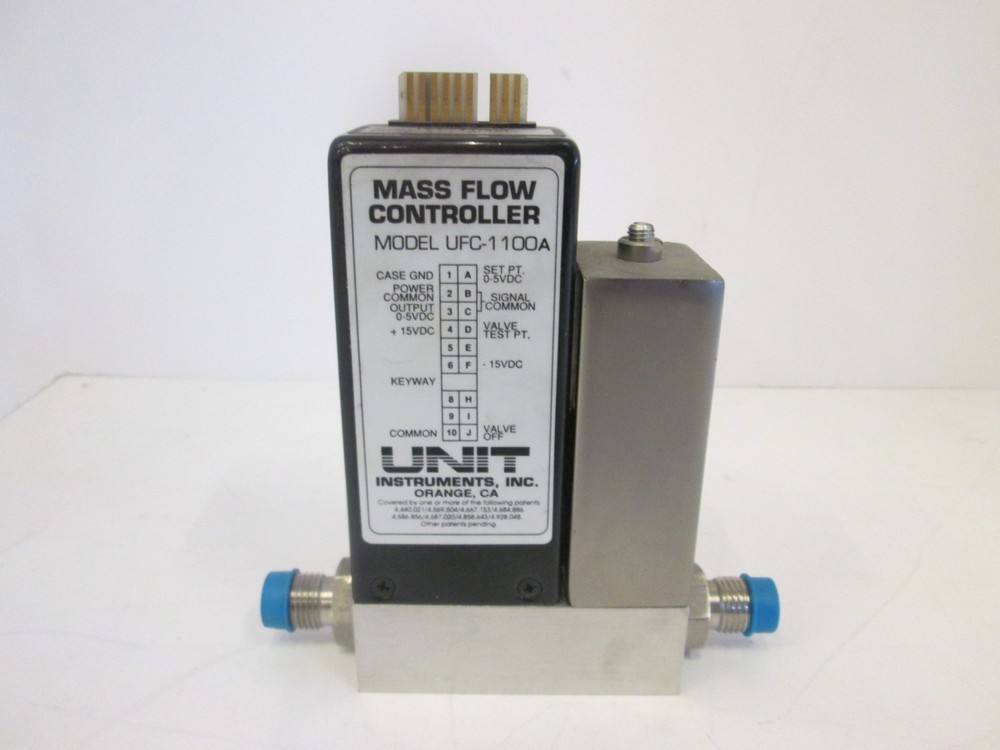 Unit Instruments, UFC-1100A, Mass Flow Controller, 1 SLPM, N2, Used
