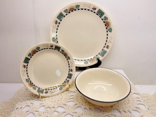 Corelle dinnerware BY THE PIECE - "Sunblossoms"