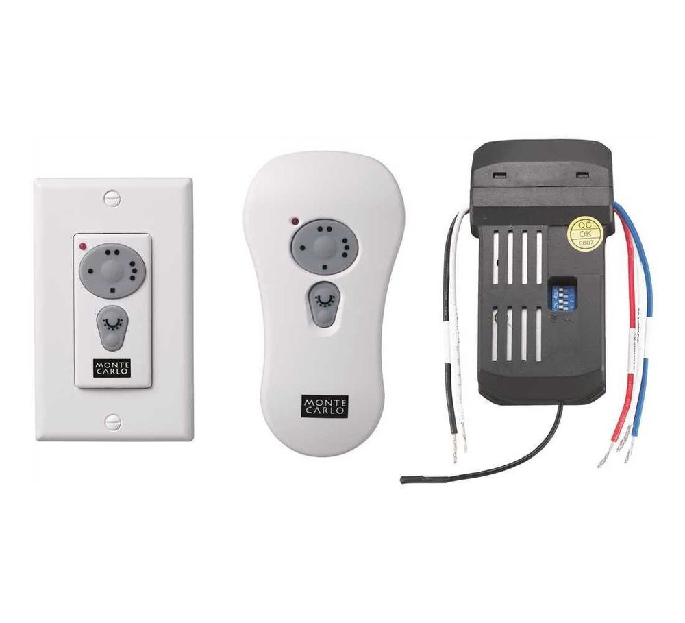 Ceiling Fan Control and Receiver with Three Speed Dimming Transmitter - Includes