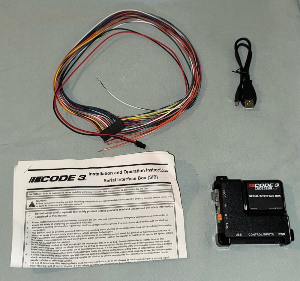 Code 3 CZMATSIB Matrix System SIB Box for Controlling Code 3 Matrix Devices