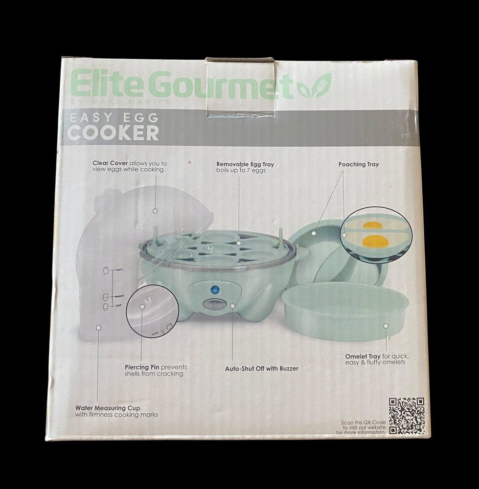 NWT-ELITE GOURMET-EASY EGG COOKER