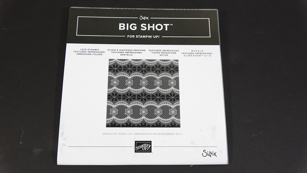 Sizzix Big Shots Embossing Folder Lace Dynamic 148530