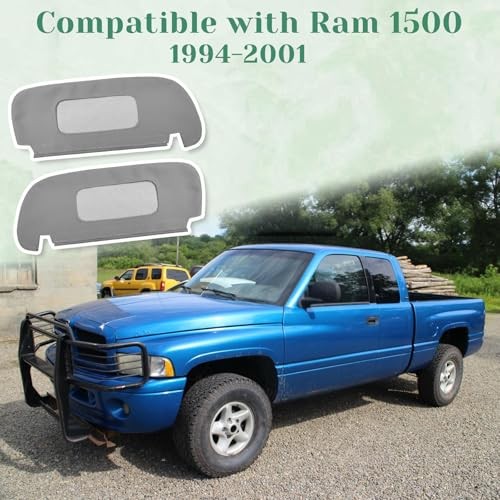 2PCS Sun Visor Cover Protector Compatible with Dodge Ram 1500 2500 3500 1994