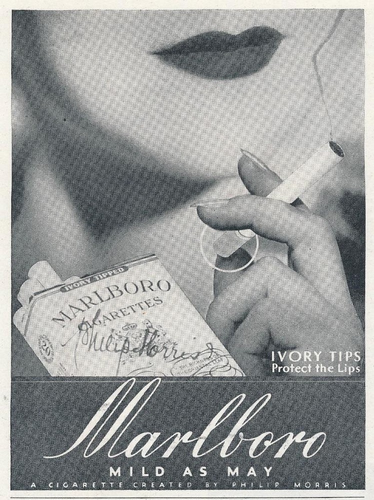 Magazine Ad - 1936 - Marlboro Cigarettes - (#3)