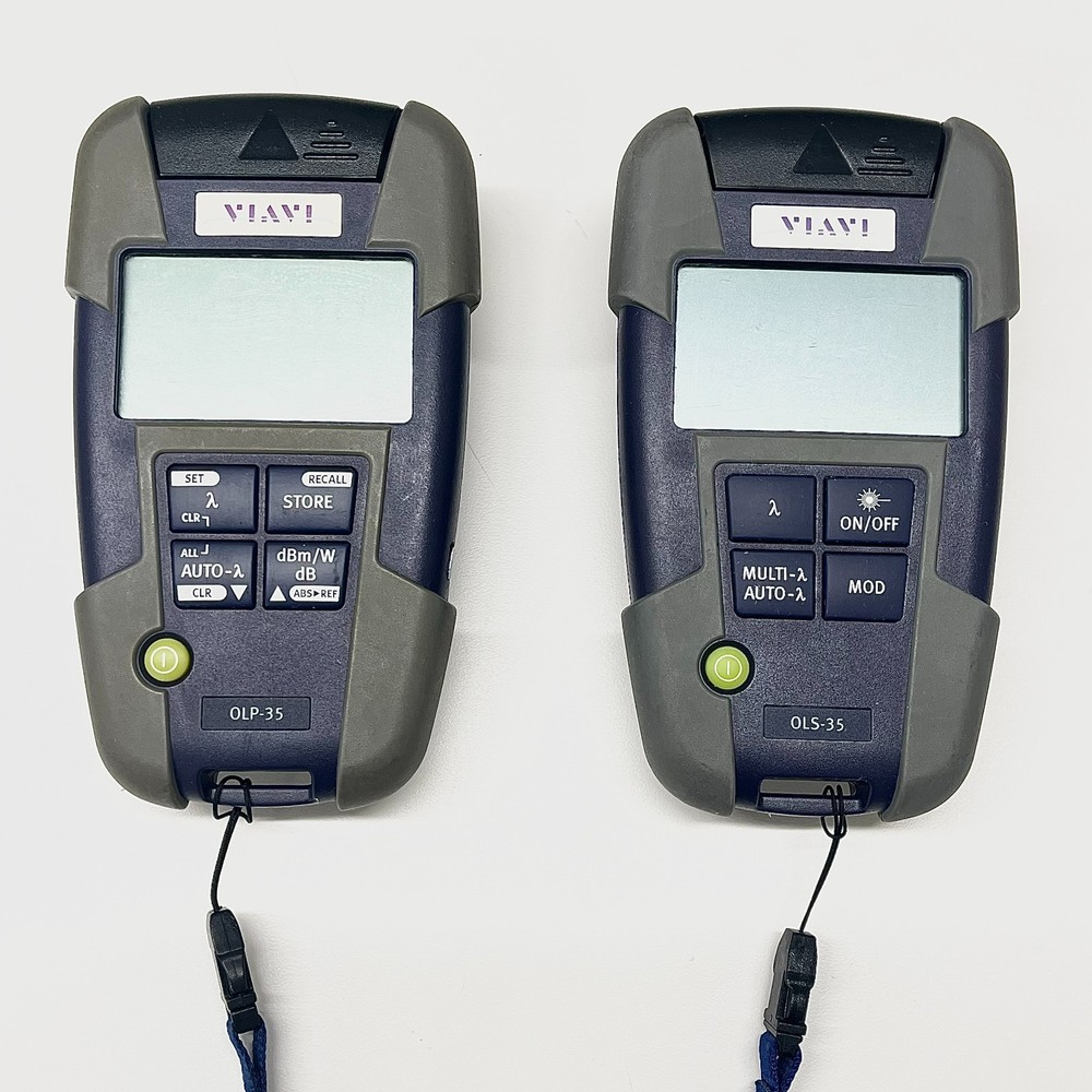 JDSU VIAVI OLS-35 Optical Light Source & OLP-35 Optical Power Meter