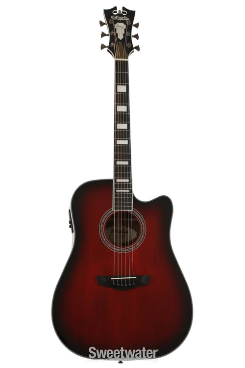 D'Angelico Premier Bowery - Trans Black Cherry Burst
