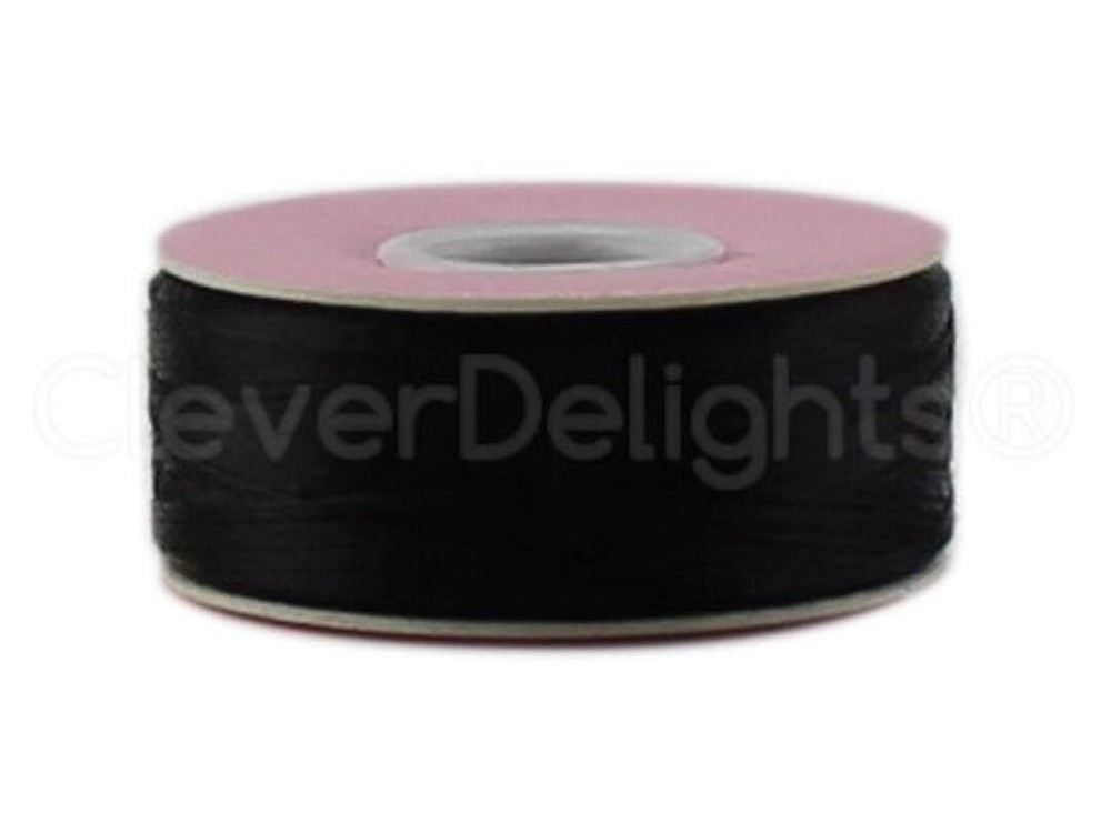 Black Size L Prewound Bobbins 144PCS 60WT Polyester Thread Cardboard-Sided