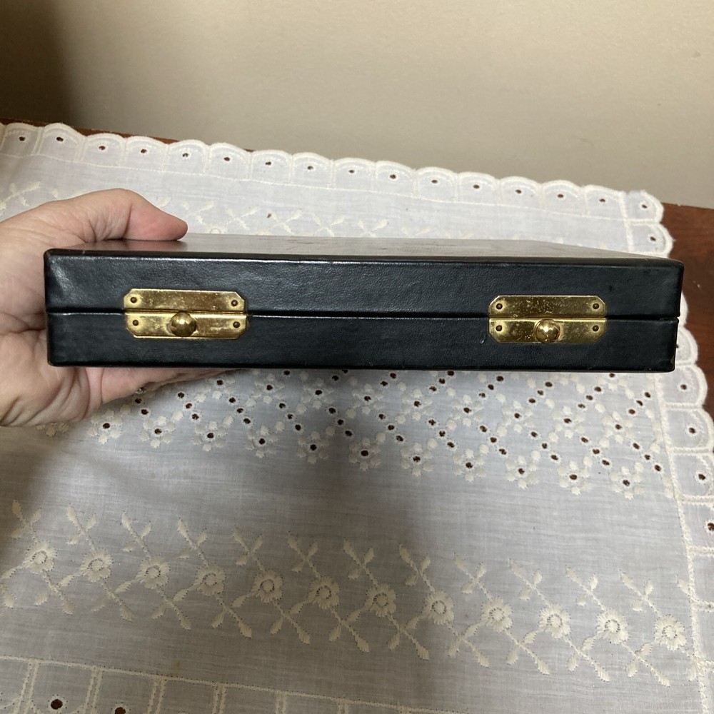 L.D. McCauley Inc Leather Hard Shell Presentation Box Case