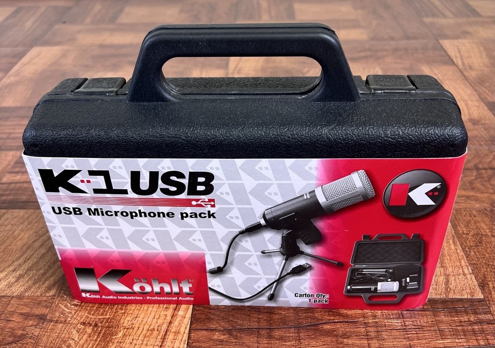 Kohlt USB Microphone Pack With Case.
