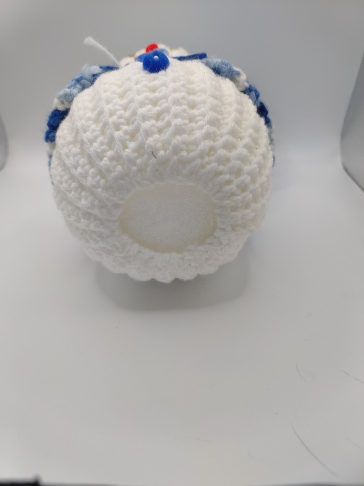 Hand Made Crochet Snowmen