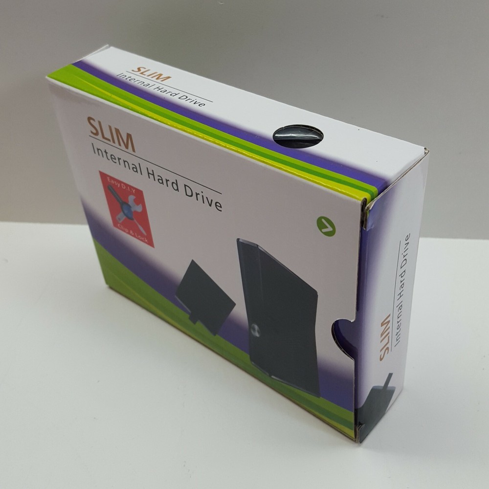 For Xbox 360 Slim Console Hard Drive Enclosure Replacement Case Shell (V417)