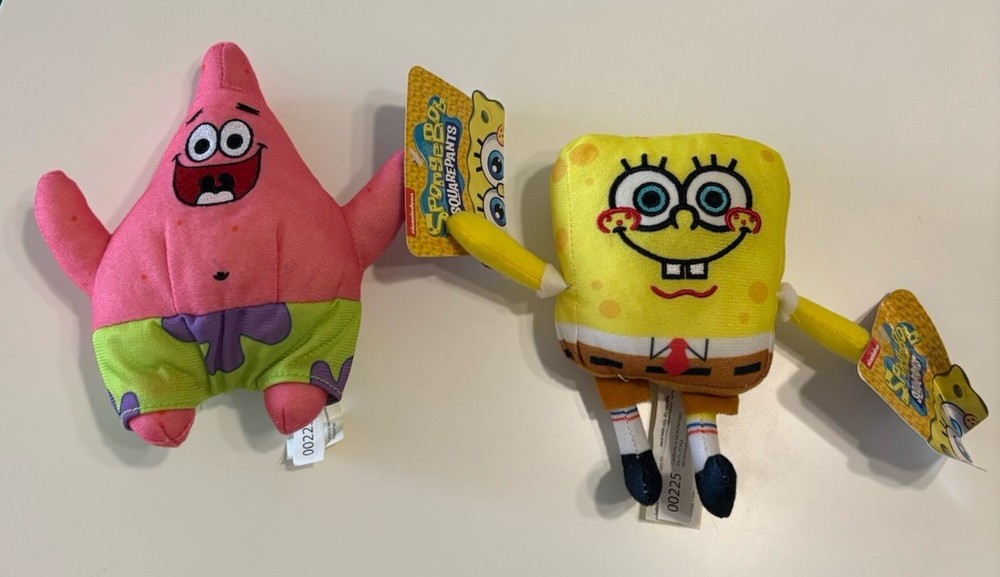 New SpongeBob SquarePants And Patrick Star Plush 6” Good Stuff