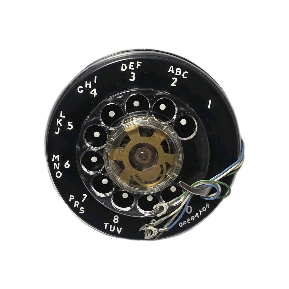 Stromberg-Carlson black MCM 9C rotary phone dial replacement