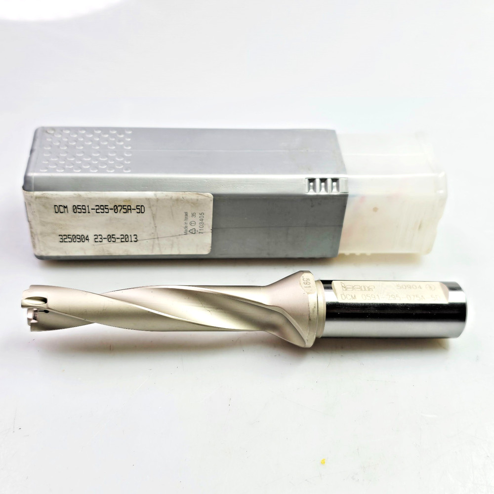 Iscar DCM 0591-295-075A-5D (0.591" - 0.625") Replaceable Tip 5xD Indexable Drill