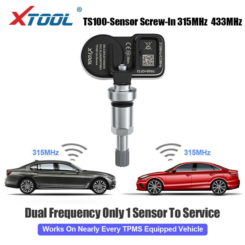 XTOOL TP150 TPMS Program TS100*4 Relearn Reset Activate Universal Tire Sensor