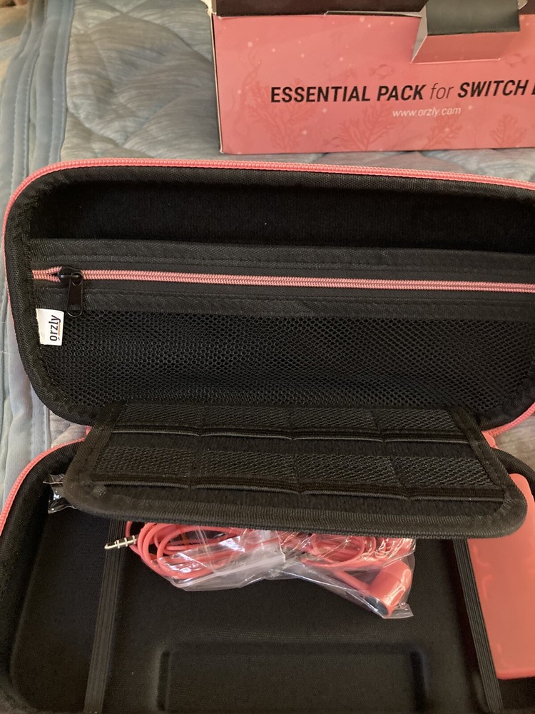 Orzly Nintendo Switch Lite Essential Pack Pink