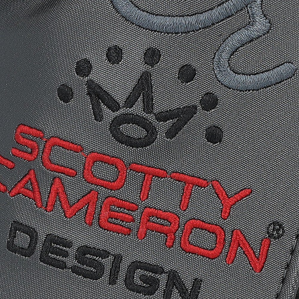 Titleist Golf Scotty Cameron Super Select Putter Grey/Black/Red Headcover