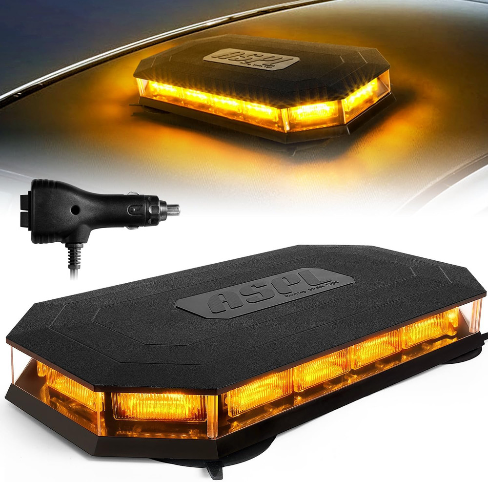 16.5" RoofTop Beacon Emergency Strobe Light 56LED Magnetic Warning Caution Light