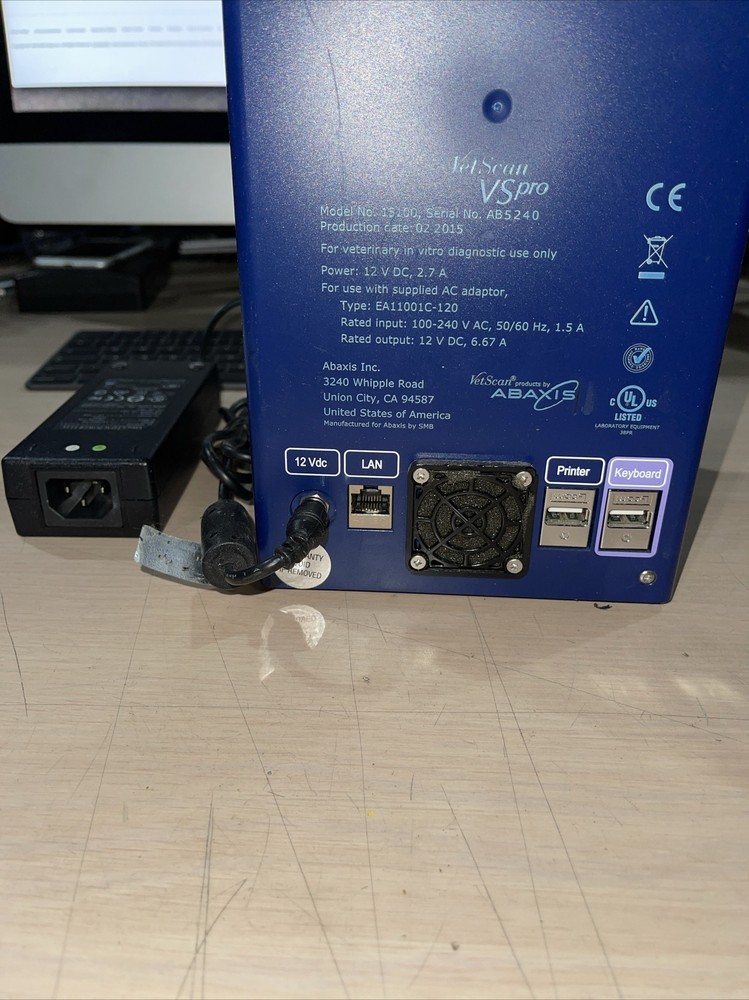 Abaxis VetScan VSpro 15100 Veterinary Coagulation Analyzer