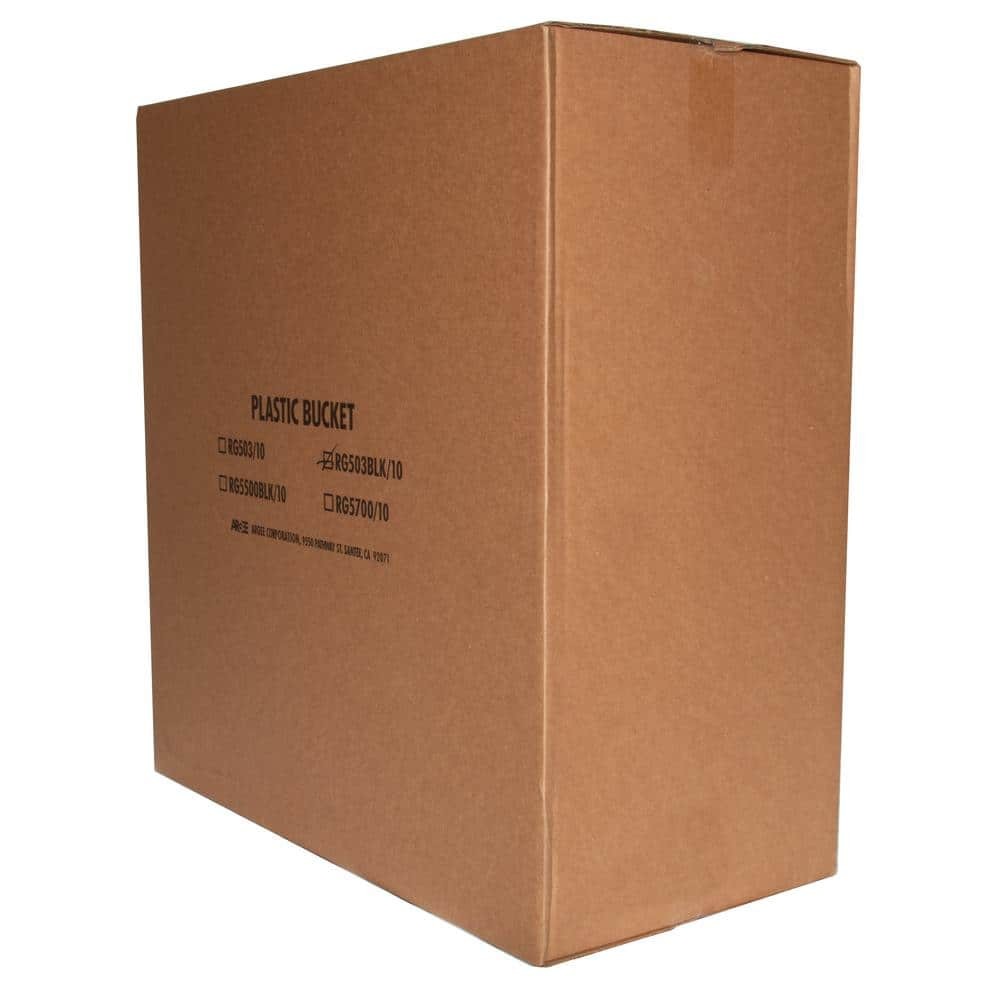 3.5 Gal. Black Pail (10-Pack)