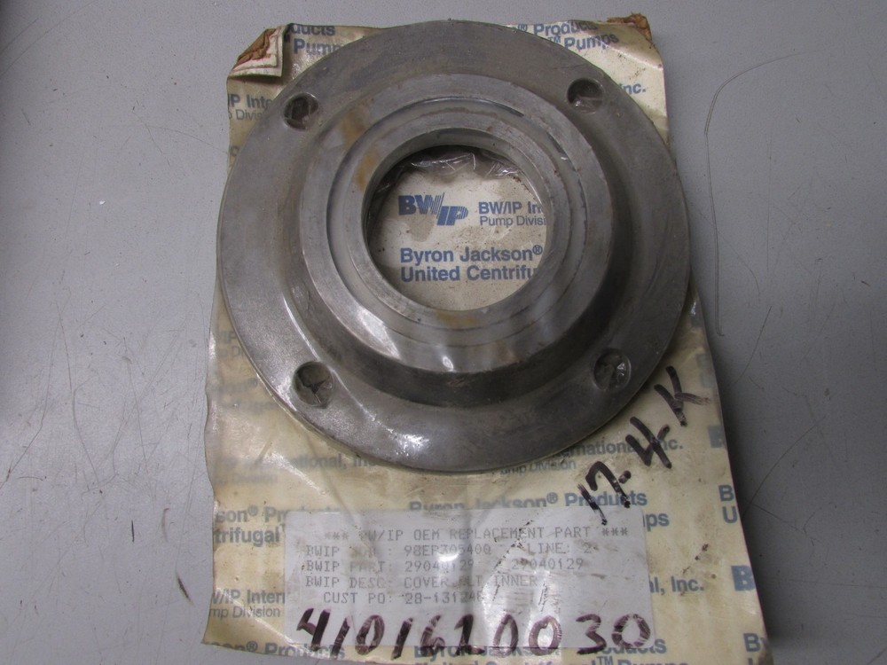 Flowserve Byron Jackson 29040129 Inner Cover Plate