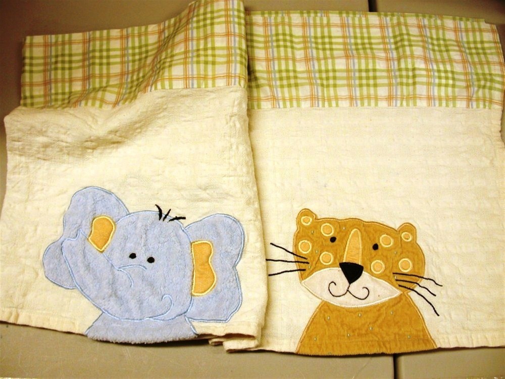 (3) Pc NoJo Crib Set ~ Monkey Business ~ Green Brown Multi