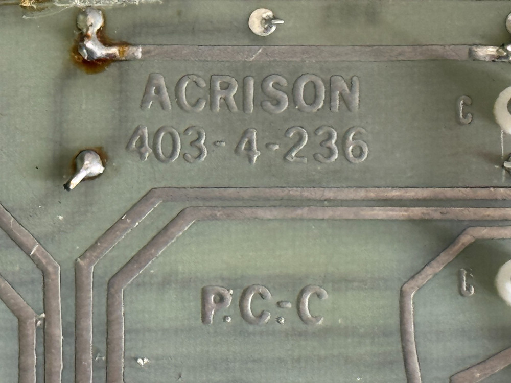USED Acrison 403-4-236 Circuit Board