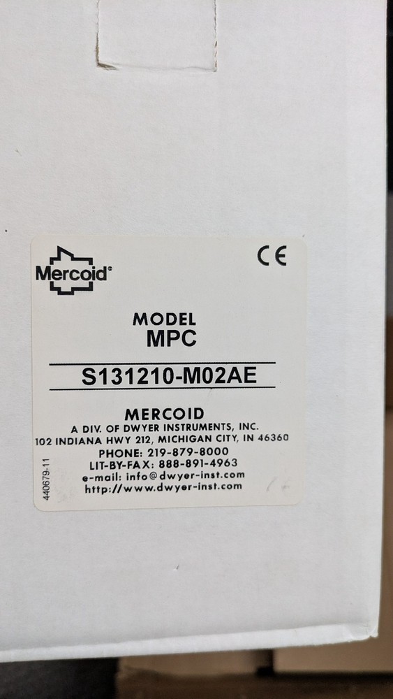NEW Mercoid MPC Pump Controller